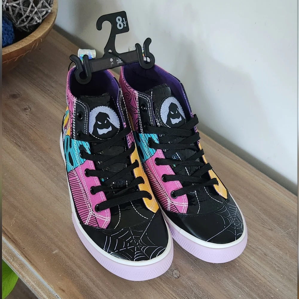 🎃 Disney Nightmare Before Christmas Sneakers – Women’s 8.5, NWT Halloween - Picture 5 of 14